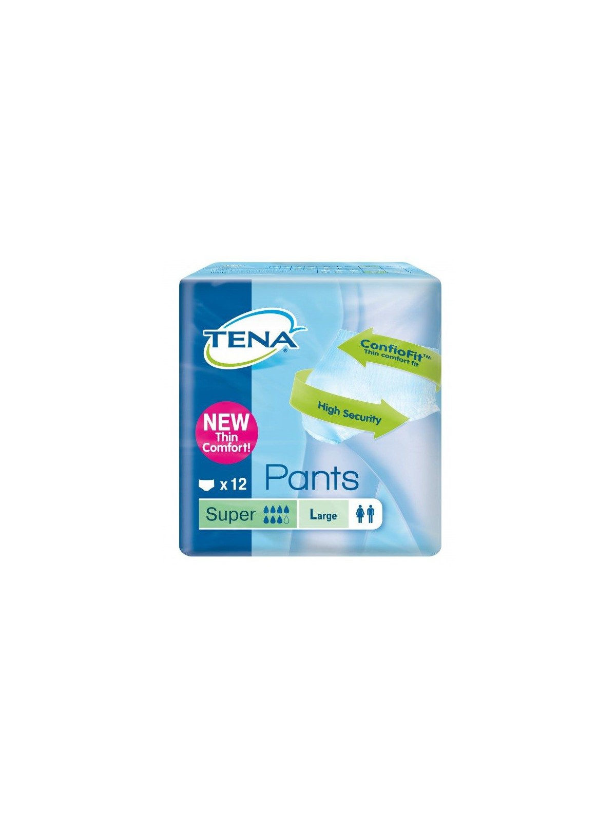 Tena pants super talla grande 12 uds