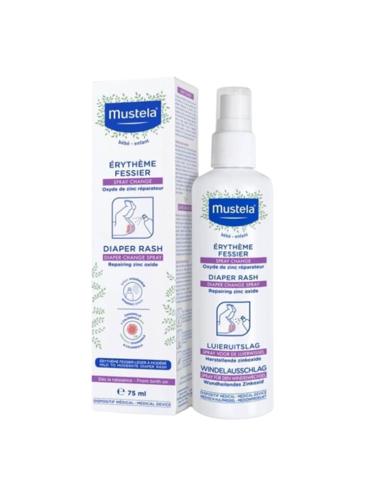 Mustela spray cambio de pañal 1 envase 75 ml