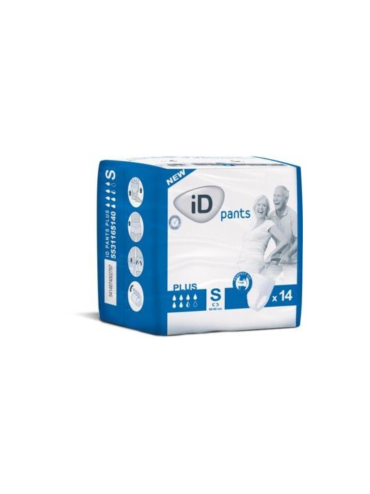 Id pants plus talla pequeña 14 uds