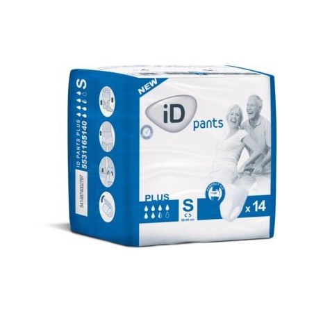 Id pants plus talla pequeña 14 uds