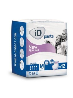 Id pants plus talla mediana 12 uds