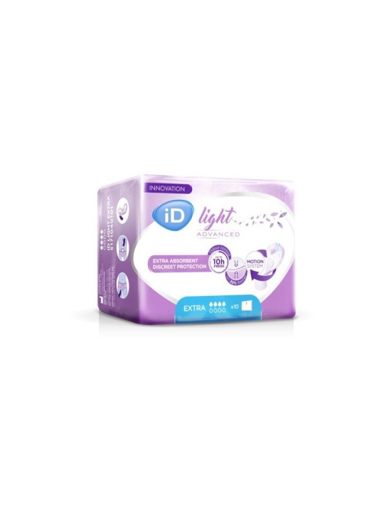 Id light compresas incontinencia extra 10 uds
