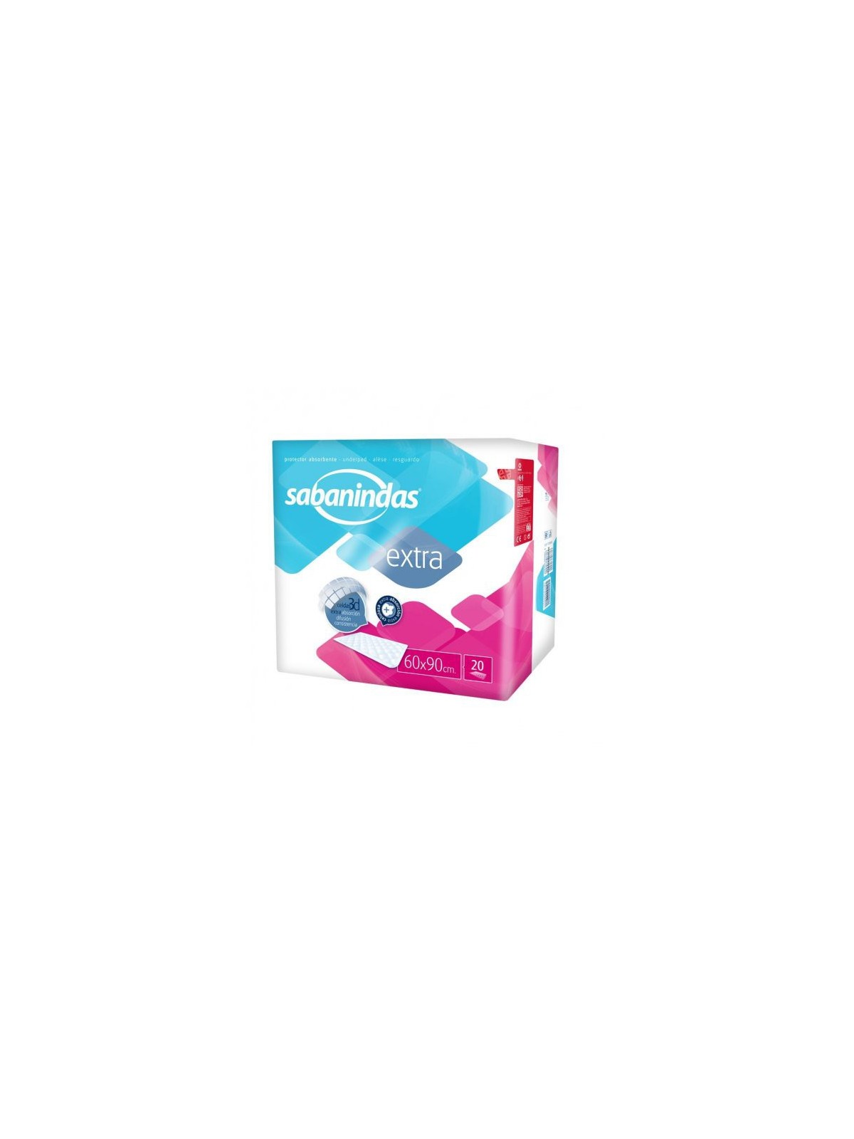 Sabaninda protector extra 60x90cm 20 uds