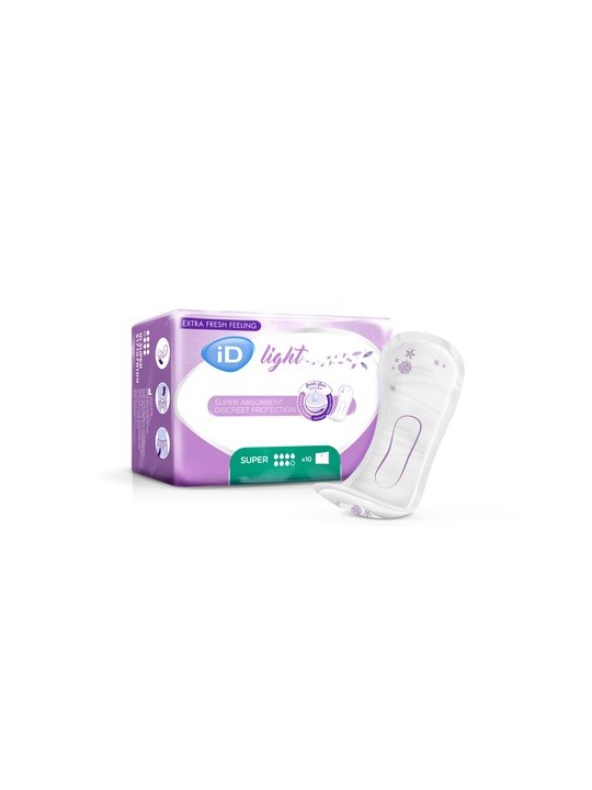 Id light compresa super 10 uds