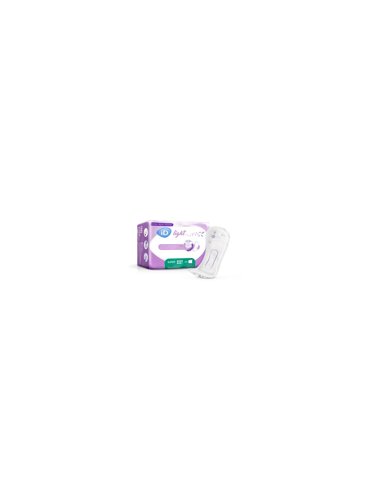 Id light compresa super 10 uds