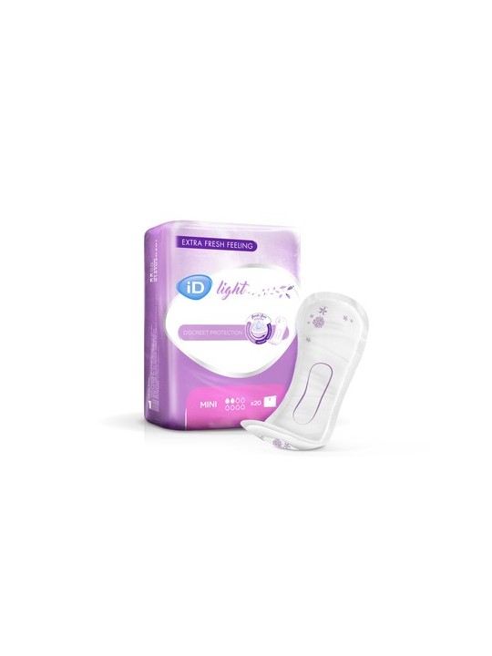 Id light compresas mini 20 uds