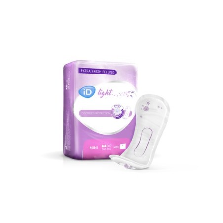 Id light compresas mini 20 uds