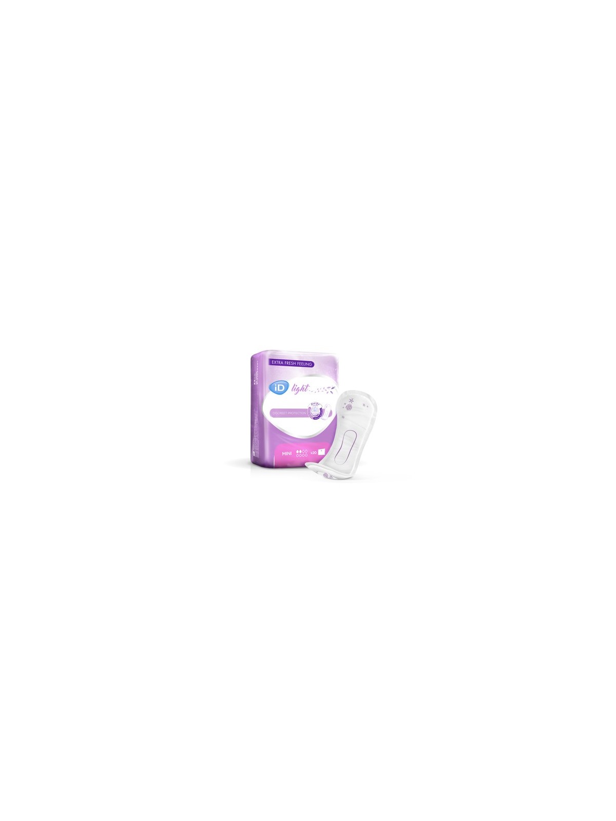Id light compresas mini 20 uds