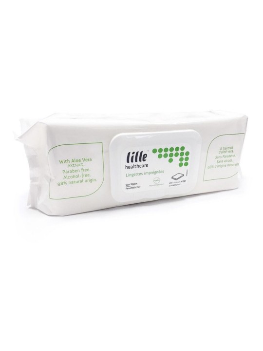 Lille suprem aloe toallitas  80 uds