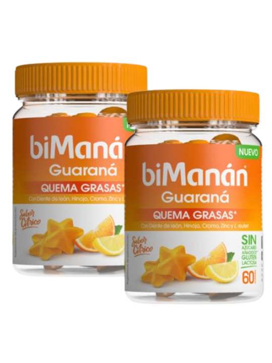 Bimanan duplo quemagrasas citrico sabor guaraná 60 gummies