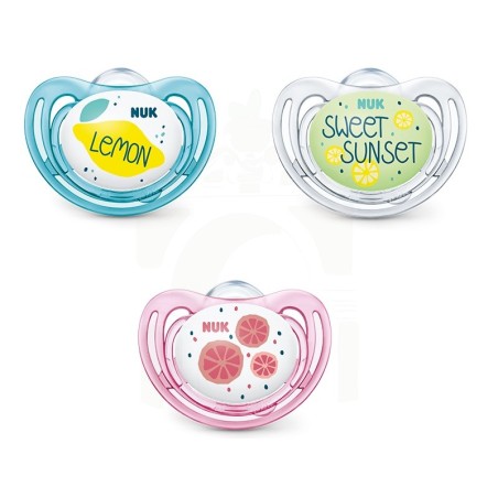 Chupete silicona Nuk limited edition fruits day&night 2 unidades