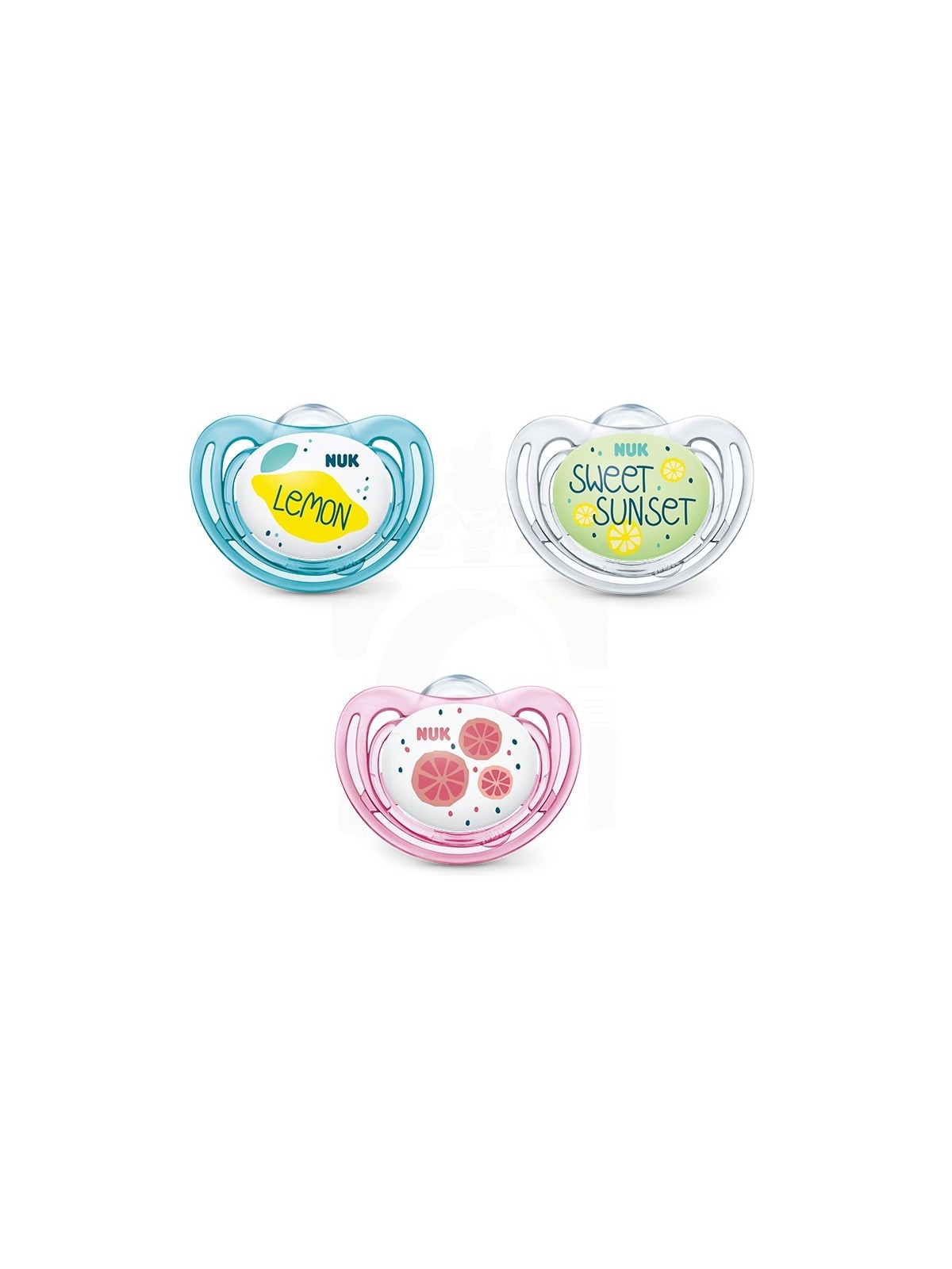 Chupete silicona Nuk limited edition fruits day&night 2 unidades