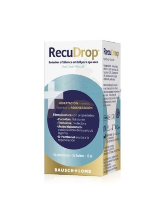 RECUDROP SOLUCION OFTALMICA PARA OJO SECO 1 BOTE 10 ML
