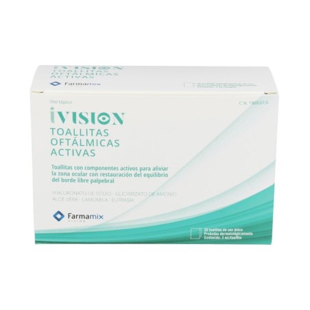 Ivision 20 toallitas activas farmamix