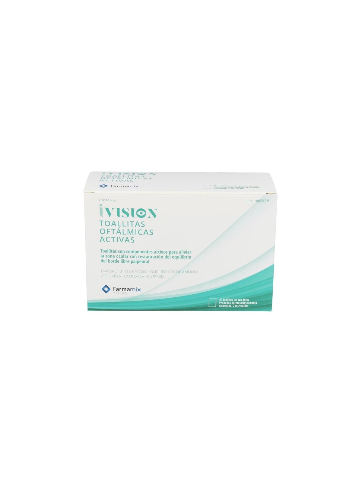 Ivision 20 toallitas activas farmamix