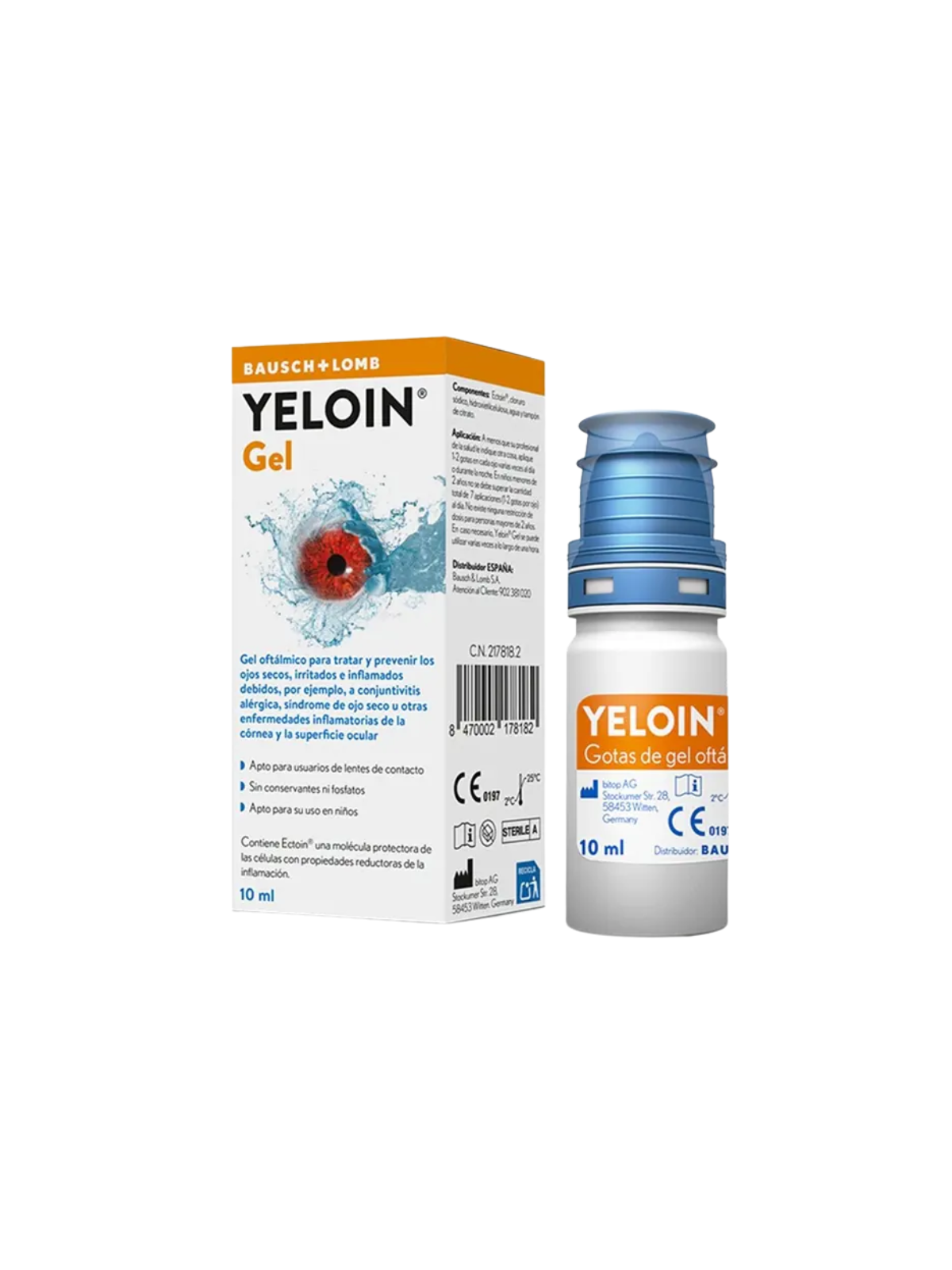 Yeloin gel oftálmico 10ml