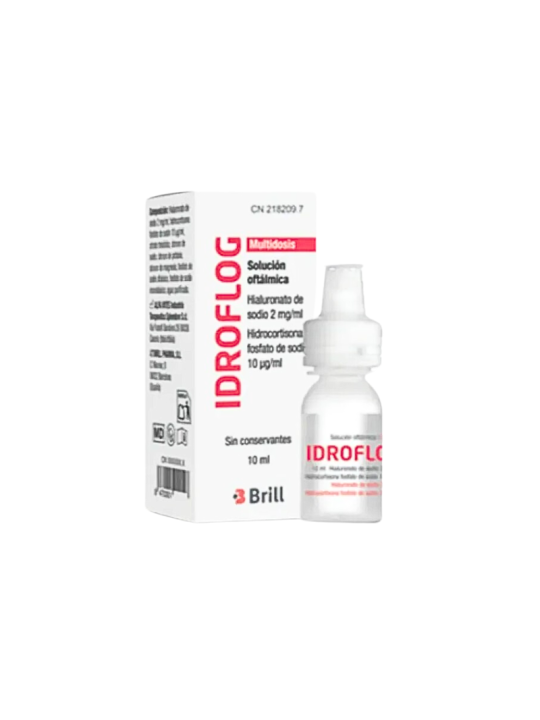 Idroflog solución oftálmica 1 envase 10ml multidosis