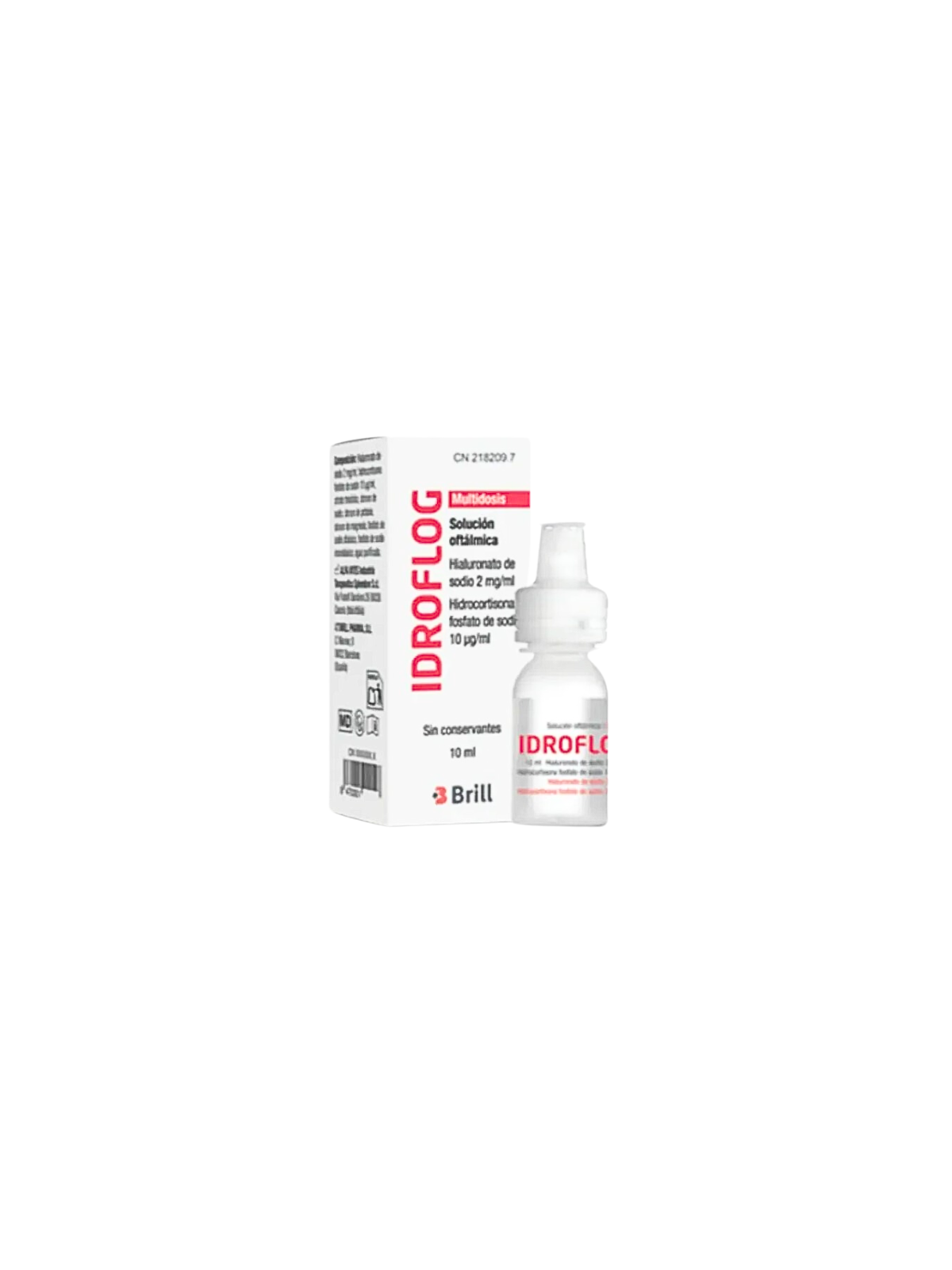 Idroflog solución oftálmica 1 envase 10ml multidosis
