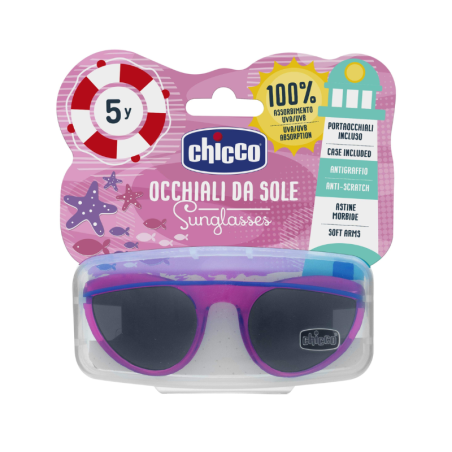 Chicco gafas de sol azul y rosa 5 años