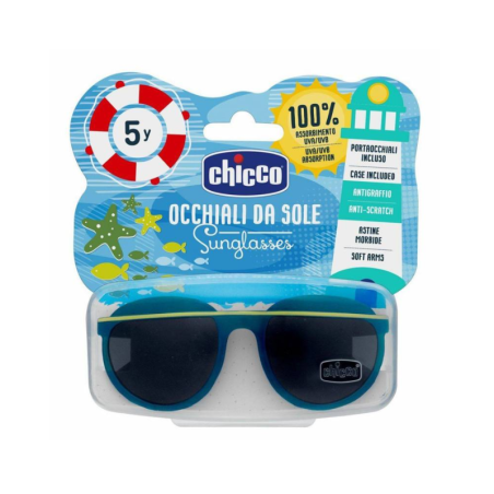 Chicco gafas de sol azul / verde 5 años