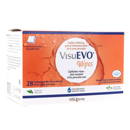 Visuevo wipes 28 toallitas
