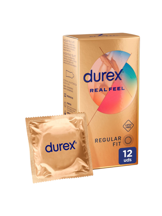 Durex real feel preservativo sin latex 12 uds