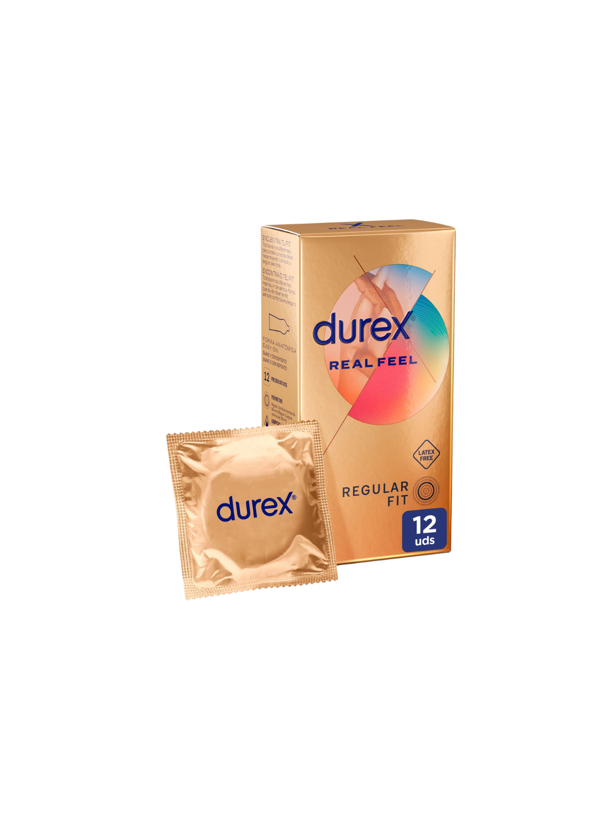 Durex real feel preservativo sin latex 12 uds