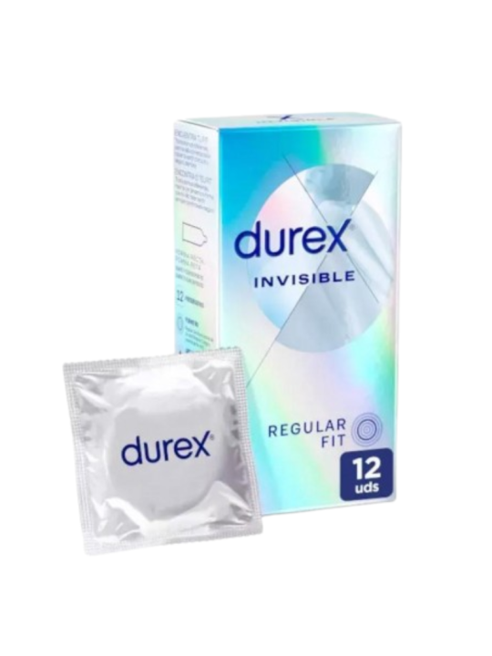 Durex Invisible Extra Fino Extra Sensitivo 12 unidades