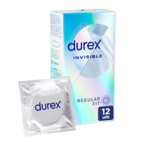 Durex Invisible Extra Fino Extra Sensitivo 12 unidades