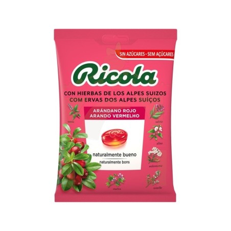 Ricola Caramelos Arándano Rojo bolsa 70 gr
