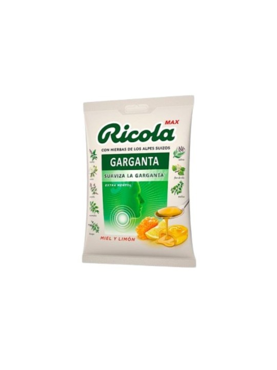 Ricola bolsa miel y limón extra mentol 70g