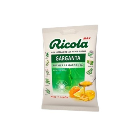 Ricola bolsa miel y limón extra mentol 70g