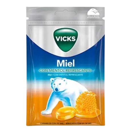 Vicks caramelos miel bolsa 72g