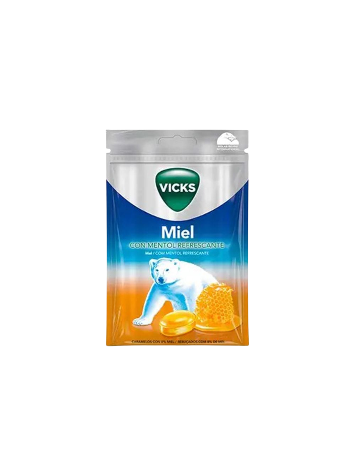 Vicks caramelos miel bolsa 72g