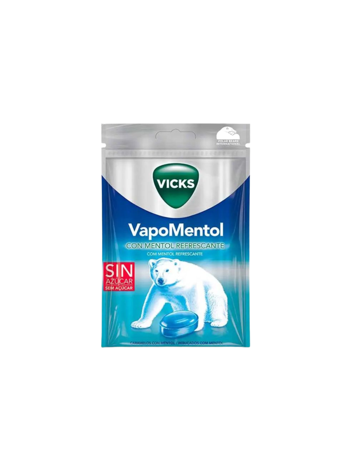 Vicks caramelos vapo mentol bolsa 72g