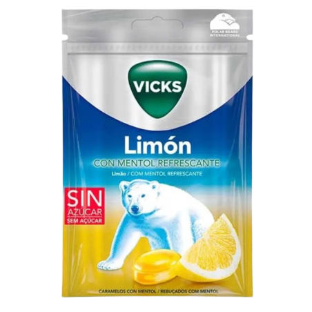 Vicks caramelos limón bolsa 72g
