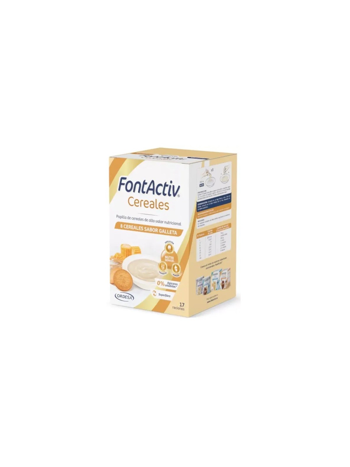 Fontactiv 8 cereales sabor galleta 500g