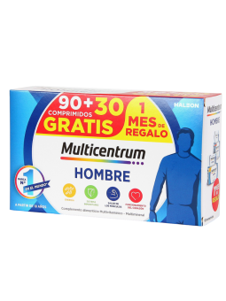 Multicentrum hombre 90 comprimidos + 30 comprimidos pack