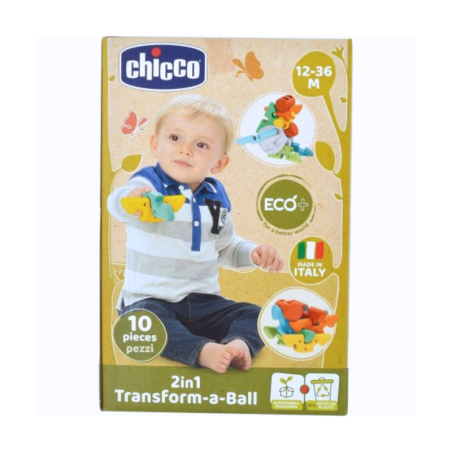 Chicco smart play 2 en 1 pelota transformable transform-a-ball