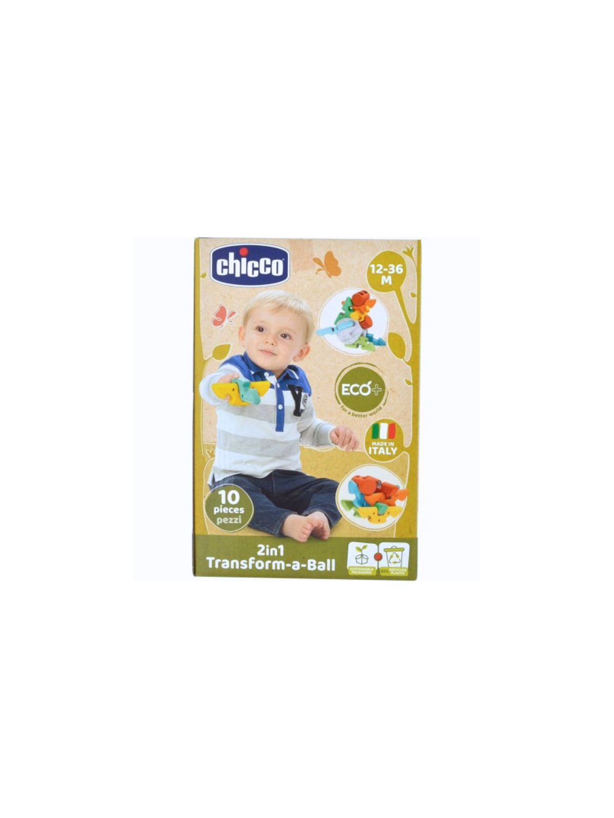 Chicco smart play 2 en 1 pelota transformable transform-a-ball