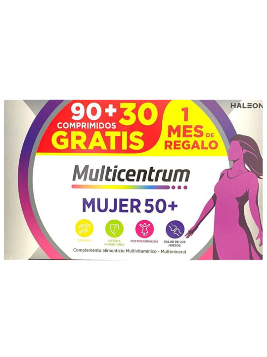 MULTICENTRUM MUJER 50+  90+30 COMPRIMIDOS PACK