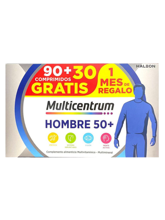 MULTICENTRUM HOMBRE 50+ 90+30 COMPRIMIDOS