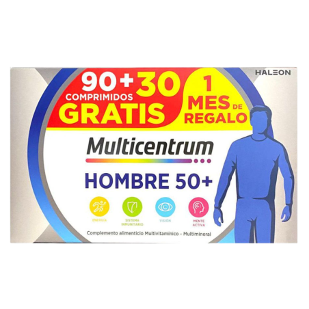 MULTICENTRUM HOMBRE 50+ 90+30 COMPRIMIDOS