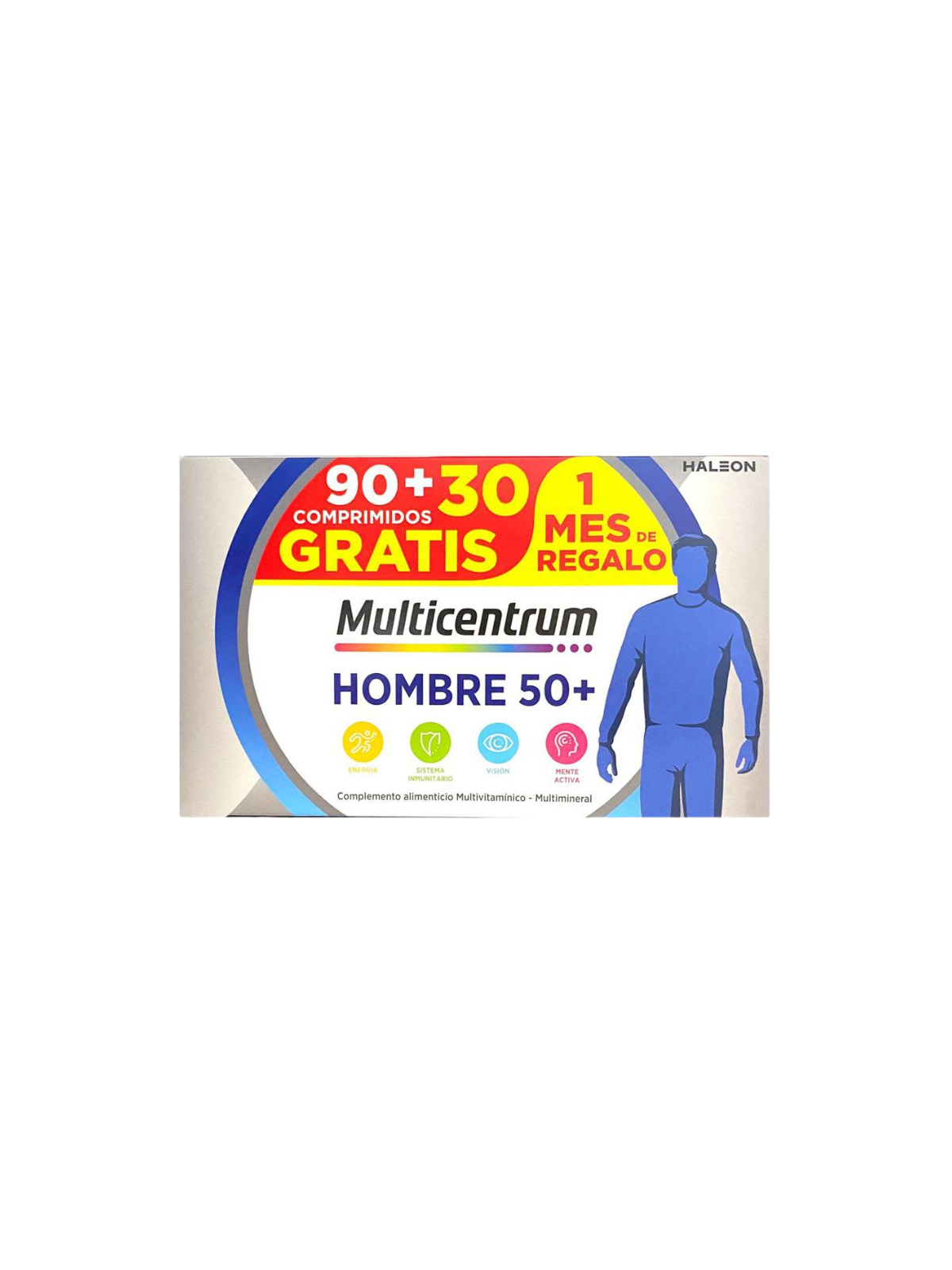 MULTICENTRUM HOMBRE 50+ 90+30 COMPRIMIDOS