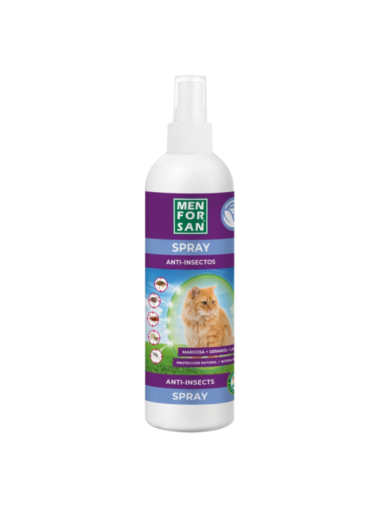 Menforsan spray Anti Insectos gatos 100% natural 250 ml