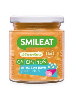 Smileat cachitos arroz, pavo y verduras 230 gr