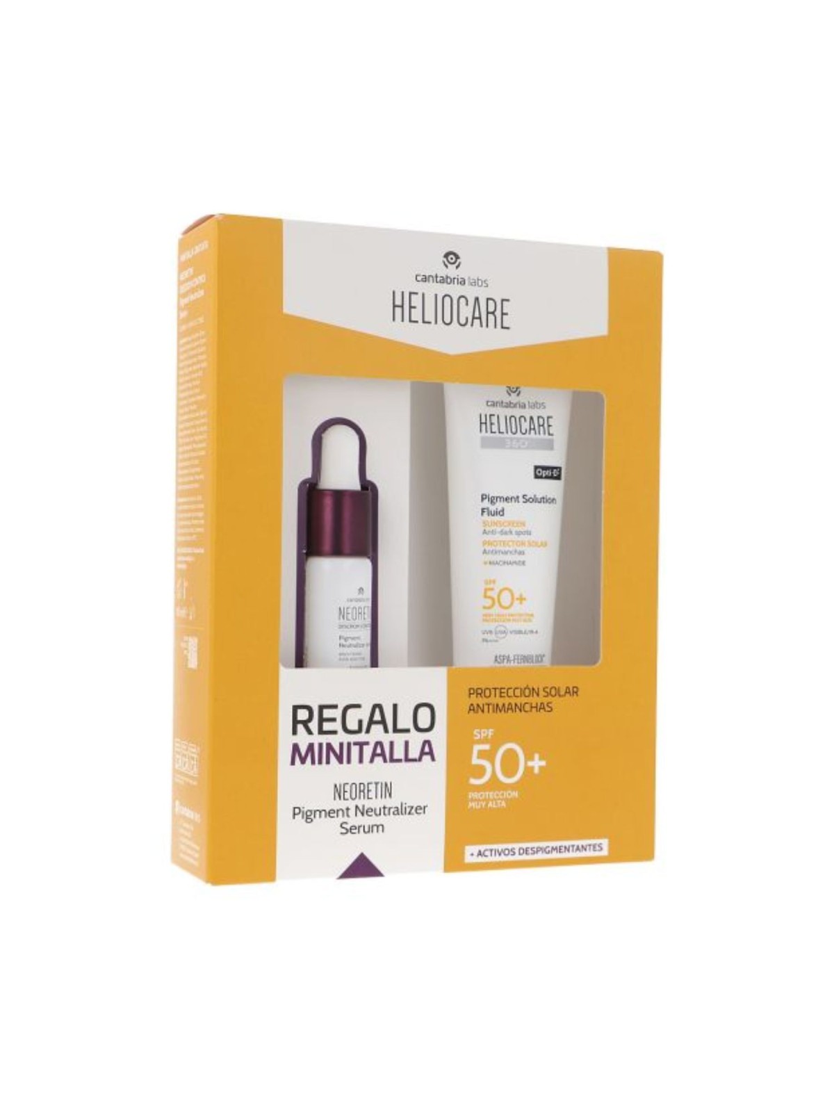 Heliocare PACK 360ºpigment solution fluid protector