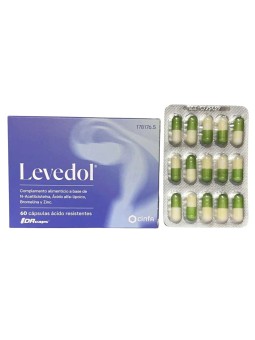 Levedol 60 cápsulas | Complemento para la mujer