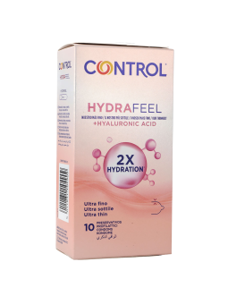 Control Hydrafeel Preservativos Ultrafinos con Ácido Hialurónico 10 Uds