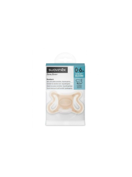 Suavinex chupete silicona fisiologico SX PRO zero-zero 0 - 6 meses  1 unidad